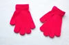 Hiver mignon garçons filles gants couleur unie doigt point extensible tricot mitaines enfants gants tricot gant chaud enfants garçons filles mitaines 6-11 ans YD03