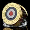 Badge de défi artisanal, 5 pièces, soldat de la Royal Air Force luxembourgeoise à la retraite, pièce commémorative militaire plaquée or de 1oz, 6021491