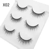 3D mink eyelashes 3 Pairs soft handmade eye lashes 19 models false eyelash Beauty makeup tools free ship epacket 10set