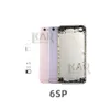 50 pcs DHL para iPhone 6 6S 6P 6S 6S mais 7 7Plus de volta caixa traseira tampa da bateria porta traseira caixa de habitação da porta do meio moldura mix de cor