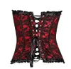 I Stock European Palace Black Lace Bridal Underarments for Wedding Vests Red Pink Lace Tie Up Corsets Axelvall Less Body Sculpting S2929360