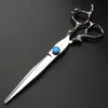 7 inch professional cutting hair scissors for hairdresser high quality Japanese steel sapphire haircut barbershop shears makas