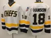 Hanson Brothers Slap Shot Charlestown Chiefs # 16 Jack 17 Steve 18 Jeff Hanson 7 Francine Dunlop 3 Killer Vintage CCM Movie Hockey Jersey