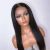 13x6 Straight Lace Front Human Hair Wigs For Black Women Plucked Long Part Natural Baby Hair Brazilian Remy Bleached Knots1861221