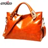 Designer-Oil Wax Leather Handbags High Quality Shoulder Bags Ladies Handbags Fashion brand PU women bags