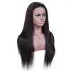 Brazilian Virgin Hair 4X4 Lace Closure Wig 10-32inch Human Hair Wigs With Baby Hairs Straight Natural Color