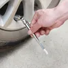 3000 pçs novo portátil mini carro durável estilo 5-50 PSI medidor de pressão caneta forma uso de emergência pneu medidor de teste de pressão de ar 301a