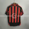 Kaka 06 07 Koszulki Beckham 09 10 Maldini 93 Nesta Inzaghi 96 97 Pirlo Retro Camiseta Shevchenko Soccer koszulka