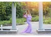 Embarazos disfraces de la sirena trompeta trompeta sin tirantes fotografía de maternidad accesorios para mujeres embarazadas baby shower