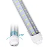 20pcs R17D 8 Foot Bulb Light, 120W 270 Degree V Shaped LED Replacement for Fluorescent Fixtures,T8 6000K Cool White,Clear Cover, Dual-Ended