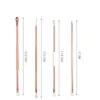 Blackhead Stainless Steel Rose Gold Acne Clip Blackhead cleansing tools Needle Tool 4 pcs with Box Acne Beauty Tools