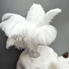 15 cali (30-35 cm) DIY Ostrich Pióra Plumes Suppliery rzemieślnicze Party Decoration Centerpiece Wedding Party Event Decor