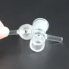 Bong Accessoires Narguilé 14mm Femelle Mâle Bol en Verre avec Poignée pour Fumer Direct Inject Snapper