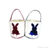 Easter Basket Skep Canvas Bag Explosive Money Diy Manual Baskets Embroidery Sequins Rabbit Eco Friendly Anti Wear 13 5czaC1