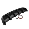 Bilmodifiering 25 x 5 Universal Car Kit bakre stötfångare Cover Trim Shark Fin Spoiler Lip Diffuser3010