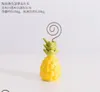Nordic simple pineapple ceramic business card holder spiral photo folder office bedroom study cute decorative ornaments