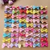 100pcslot 14quot handmade kids baby girls hair accessories Wave point dot bow clip hairpin hair clip children hair Barrettes j7996983