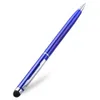 2 in 1 Rotatable Mini Capacitive Touch Pen Stylus Screen Built-in Ball-point for Meeting