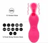 12 Velocidade do clitóris de velocidade Mini vibrador de vibrador de vibrador Toy à prova d'água para mulheres estimulador de clitóris do clitóris massagem vibrador de otário