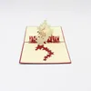 3D Creatieve Happy Birhtday Gift Wenskaarten Handgemaakte Papieren Kaart voor Kinderen Kinderen Feestelijke Feestartikelen