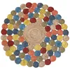 Carpets Natural Jute Handmade Floor Mat, Decoration Rug, Big Size Round Shaped Circles Mat1