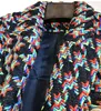 Kadın Kış Ceket Ceket Yeni Moda Tasarımcısı Blazer Bayan Aslan Düğmeleri Renkler Houndstooth Tweed Palto Karışımı