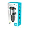 BC41 chargeur de voiture lecteur MP3 universel Bluetooth mains libres affichage de tension chargeur USB transmetteur FM adaptateur Radio accessoires électroniques