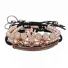 Bijoux 3 pièces/ensemble Bracelet Hip Hop or hommes bijoux cubique Micro pavé CZ bracelets pour femme hommes Pulseira Bileklik