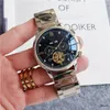 2019 Top Brand Mens Watches Designer de luxo Mecânica de couro automático Dial Daydate Moon Fase Watch For Men Gift WRI9794406