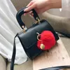 Designer-Women's Designer Handbag 2019 Fashion New Quality Pu Leather Women Bag Hairball Pendant Tote Shoulder Messenger Bag Party Bag