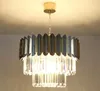 New crystal chandelier modern color luxury living room lamp creative blade chandelier hotel art chandelier MYY