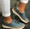 Damen-Designer-Espadrilles-Schuhe, Herbst, neue Mesh-Loafer mit flachen Sohlen, modische, atmungsaktive Plattform-Trainer, Slip-on-Schuhe, große Größe 35–43