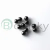 Silicon Carbide Sphere SIC Smoking Terp Pearls 4mm 5mm 6mm 8mm Black Pearl For Beveled Edge Quartz Banger Nails Glass Water Bongs Rigs