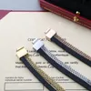 rostfritt stål smycken hela mode läder armband dubbelkedjedesigner armband mode mens armband designer armband je46039866466