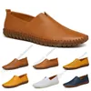 New hot Fashion 38-50 Eur nuove scarpe da uomo in pelle da uomo Colori caramella soprascarpe Scarpe casual britanniche spedizione gratuita Espadrillas Trentasette