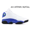 2023 13 Bred Chicago Flint Atmosfer Gri Erkek Ayakkabı 13s He Got Game Melo DMP Hyper Royal Sneakers 40-47