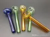 7 cm mini Great Pyrex Tjock Glas Oljebrännare Glas Olje Tube Burning Pipe somking pipes vattenpipor gratis frakt