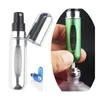 13 Colors 5ml Mini Perfume Bottle Refillable Aluminum Spray Atomizer Portable Travel Cosmetic Container 80x17mm