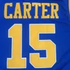 Heren Vince Carter #15 vasteland High School Basketball Jersey Vince Carter North Carolina Tar Heels College HEMENDE BASKBALL SHIRTS