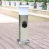 Stainless Steel Outdoor Power Sockets Outlet Garden Lawn LED Post Light 40cm Height250w