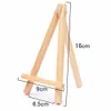 12PCs Kids Mini Trä Easel Art Målning Namn Kortställ Displayhållare Ritning för skolstudent Artist Supplies, (12-Pack)