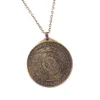 HUILIN BIELS Sceaux gravés des sept archanges Unisexe Bijoux Bronze Pendant Collier4081062