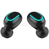 HBQ Q32 TWS TURE Bezprzewodowe słuchawki Bluetooth 5.0 Zestaw słuchawkowy z MIC Mini Twins Gaming Słuchawki Wodoodporna Earbud Cordless z pudełkiem ładowania