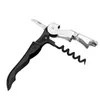 Home Kitchen Tools Corkscrew Wine Bottle Openers Stainless Steel Double Reach Beer Bottle Opener Free Shipping 100pcs