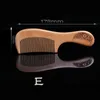 Natural Peach Wooden Comb Antistatic head massager hair brush Health Care brushes Customized Logo4194605