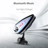 T6S Handsfree Bluetooth Car Kit Wireless FM Transmitter Mp3 Player 5V 2.1A USB Car Charger Support TF Card U-disk Voice Prompt