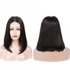 Lace Wigs 4x4 Lace Front Human Hair Bob Wigs with Pre Plucked Hairline Brazilian Virgin Straight Hair Lace Closure Wig for Black Women Middle Part