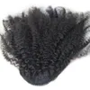 Rabo de cavalo cabelo humano mongol afro kinky encaracolado rabo de cavalo remy 4b 4c clipe em extensões de cabelo natural pacotes sempre beleza 10quot to9038019