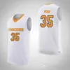 Tennessee Voluntários College 4 Jacob Fleschman Basketball Jersey 5 Almirante Schofield 33 Zach Kent 35 Yves Pons Costume Número Personalizado Nome