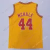 2020 Nova NCAA Minnesota Golden Gophers Jerseys 44 Kevin McHale College Basketball Jersey Amarelo Tamanho Jovem Adulto